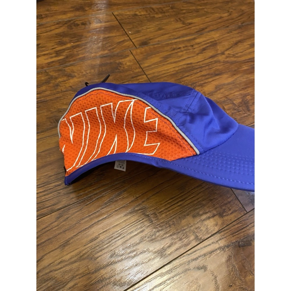 NEW Nike AW84 5 Panel Aerobill Dri-fit Hat Cap Running Unisex Adjustable Blue - Picture 2 of 6